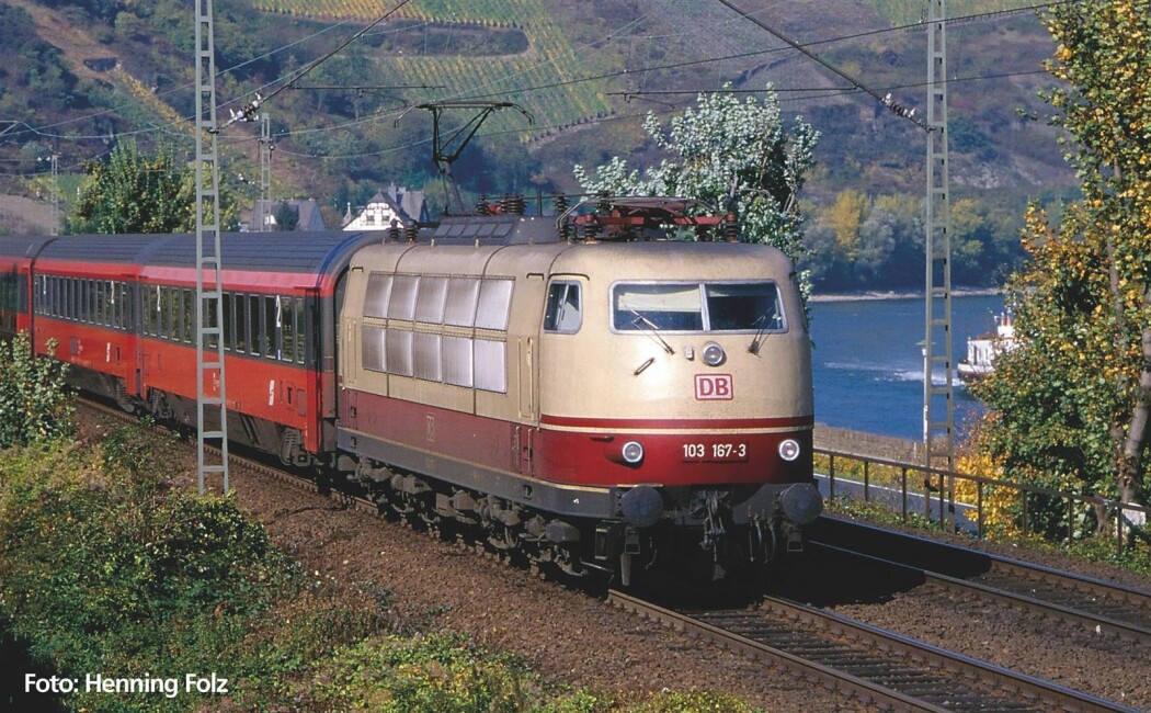 Piko E-Lok BR 103 DB AG Ep. V beige-rot 2023, H0 AC Sound-Elektrolokomotive Baureihe 103 der DB AG in kurzer Ausführung, ovp | Zustand: Neu – Bild 4