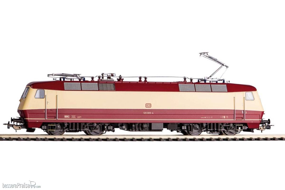 Piko BR 120 DB Ep. IV purpurrot/elfenbein, Elektrolokomotive Baureihe 120 der Deutschen Bundesbahn, Epoche IV, in OVP | Zustand: Neu – Bild 2