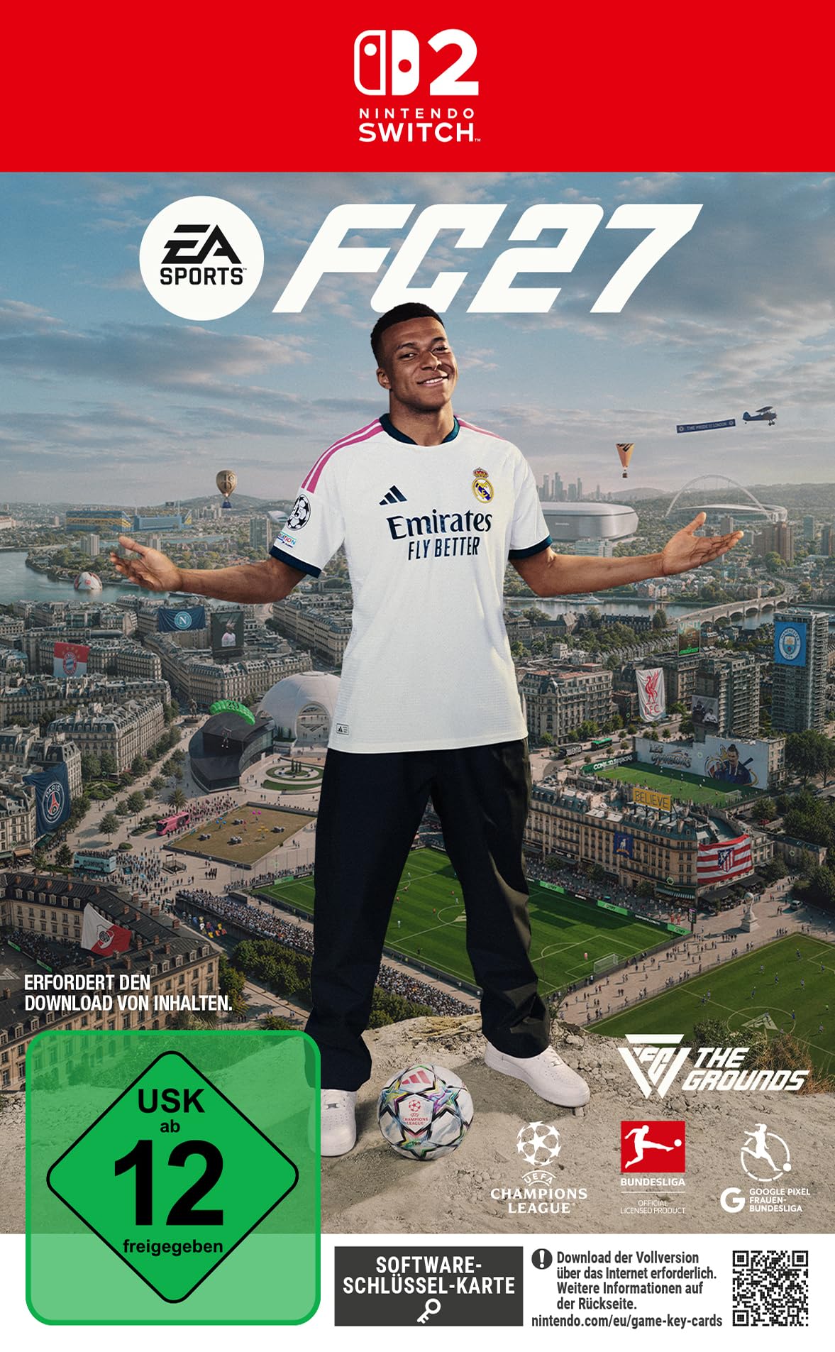 EA Sports FC 27 Nintendo Switch 2, Fussballspiel, originalverpackt mit Software-Schlüssel-Karte, USK ab 12 freigegeben | Zustand: Neu – Bild 3