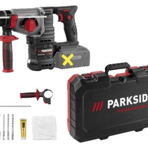 Parkside 20V Akku Kombihammer PKH 20-Li D4, 20 V, SDS-Plus, Sologerät im Koffer, ohne Akku/Ladegerät | Zustand: Neu