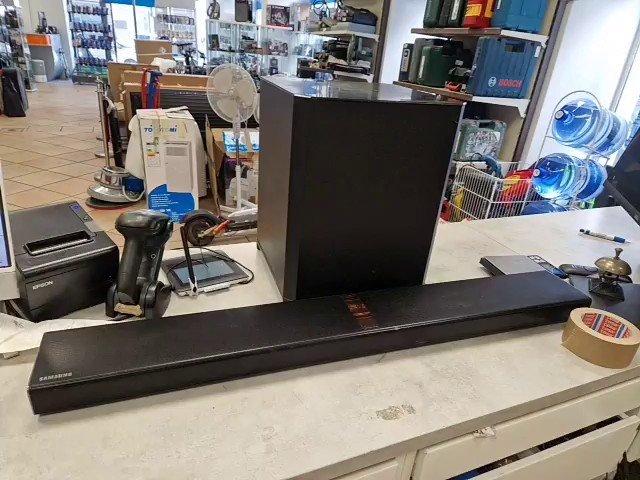 Samsung HW-H750 Subwoofer Schwarz, Kabelloser Subwoofer für Soundbar, Modell HW-H750, Netzkabel fehlt+lg | Zustand: Gut
