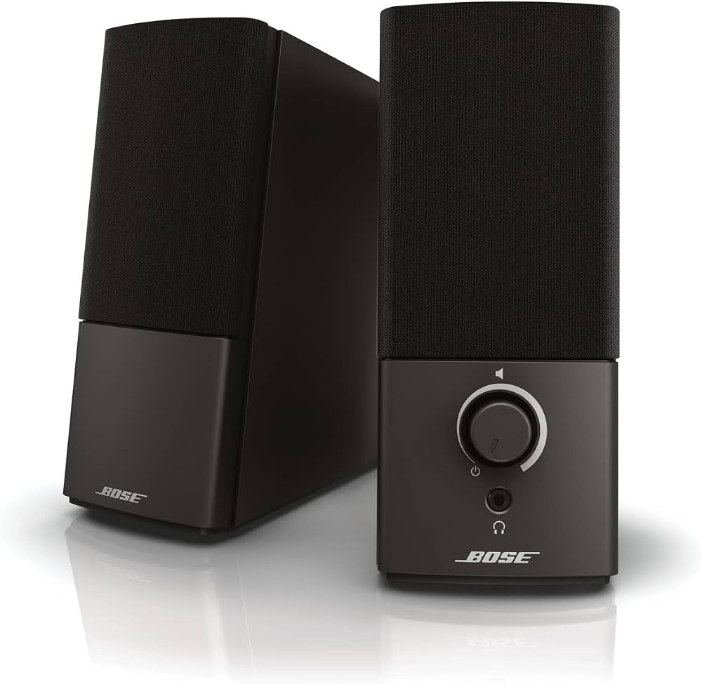 Bose Companion 2 Series III PC-Lautsprecher, 2.0 Multimedia-Lautsprechersystem, Schwarz