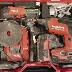 Hilti SD 5000-A22 Set, Akku-Trockenbauschrauber mit Schraubenmagazin SD-M 2, Ladegerät und 2 Akkus | Zustand: Sehr Gut