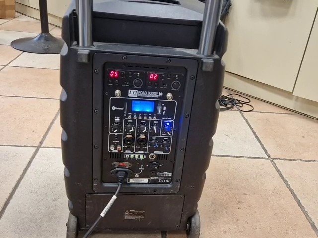 LD Systems Road Buddy 10, Mobiler PA-Lautsprecher, Bluetooth, Mixer, Akku ohne fernbedinung | Zustand: Gut | Farbe: schwarz – Bild 3
