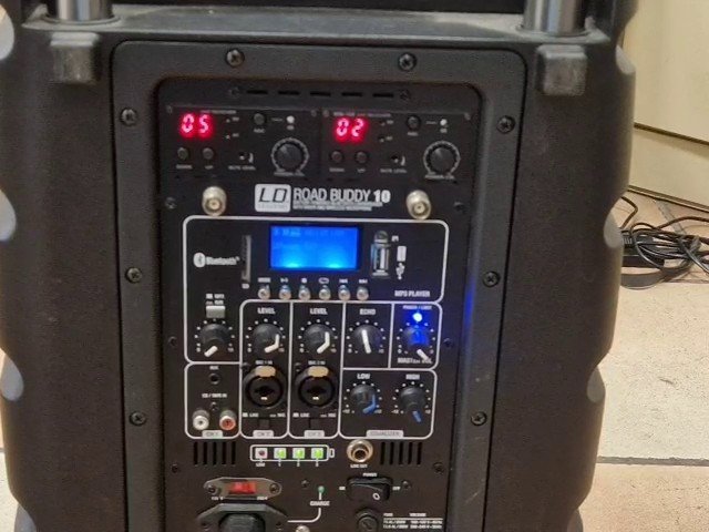 LD Systems Road Buddy 10, Mobiler PA-Lautsprecher, Bluetooth, Mixer, Akku ohne fernbedinung | Zustand: Gut | Farbe: schwarz – Bild 4