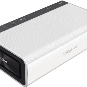 Creative Sound Blaster Roar 2 Weiss, Tragbarer Bluetooth-Lautsprecher, MicroSD, USB, AUX, MF8190 | Zustand: In Ordnung | Farbe: weiss