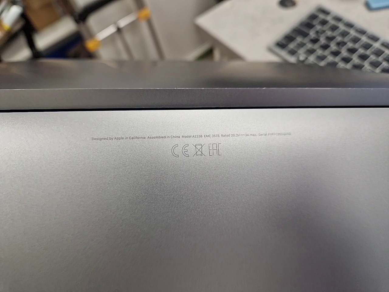Apple MacBook Pro 13,3" M1 2020 Spacegrau, Apple M1, 8 GB RAM, 256GB SSD, A2338 | Zustand: Gut – Bild 3
