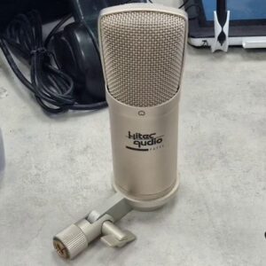 Hitec Audio Fatty Mikrofon Champagner, Kondensatormikrofon, Nierencharakteristik, Leichte Abnutzung am Gehäuse ovp | Zustand: Sehr Gut