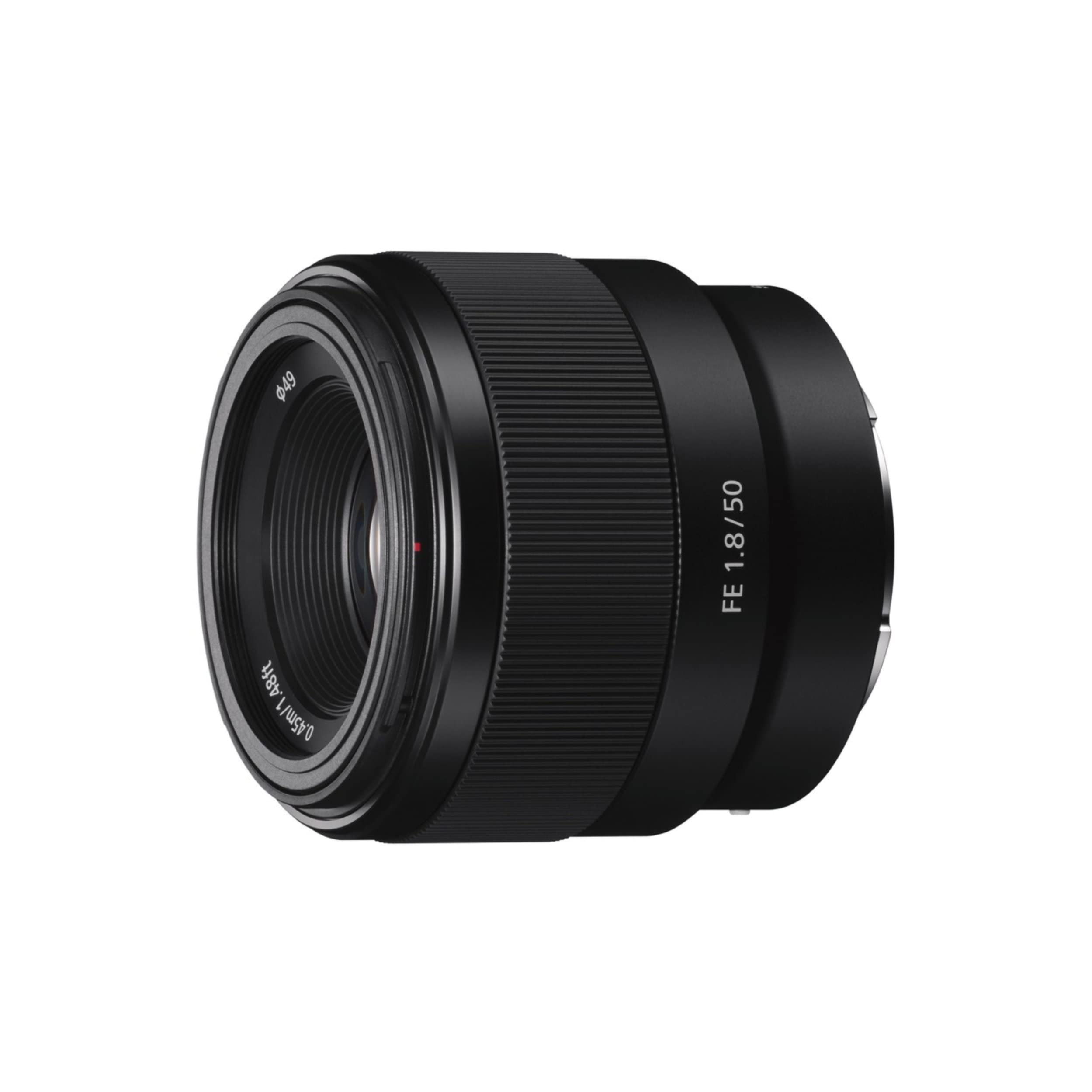 Sony FE 50mm F1.8 SEL50F18F Objektiv, 50mm Festbrennweite, Blende f/1.8, E-Mount, Vollformat, inkl. OVP | Zustand: Wie Neu