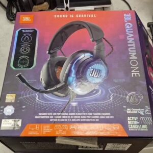 JBL Quantum ONE Gaming Headset Schwarz OVP, Over-Ear, ANC, QuantumSphere 360, Hi-Res | Zustand: Sehr Gut
