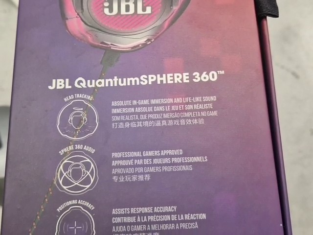 JBL Quantum ONE Gaming Headset Schwarz OVP, Over-Ear, ANC, QuantumSphere 360, Hi-Res | Zustand: Sehr Gut – Bild 2
