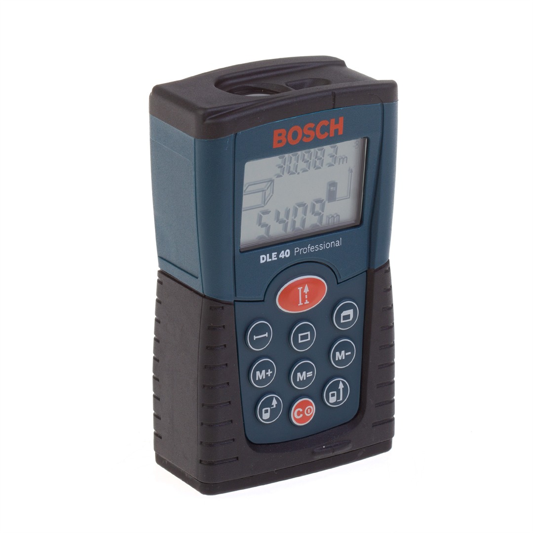 Bosch DLE 40, Laser-Entfernungsmesser bis 40m, mit Schutztasche, Gut | Zustand: Gut