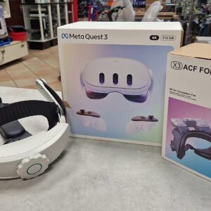 Meta Quest 3 512GB, VR-Headset, 512 GB, Touch Plus Controller, Standalone, OVP, mit Circulation Fan | Zustand: Sehr Gut