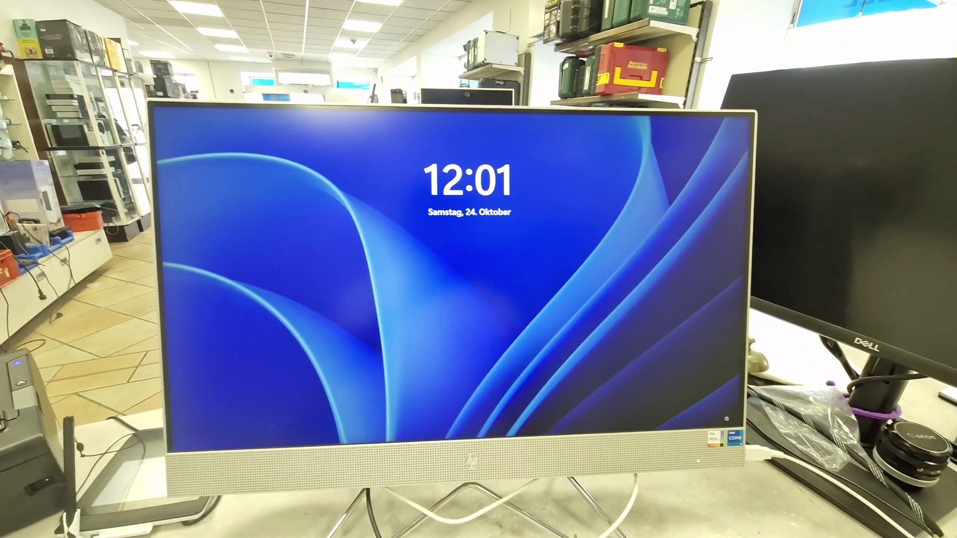 HP All-in-One 27-dp1xxx, Intel Core i5-1135G7, 8GB RAM, 512GB SSD, Win 11 Home, Netzteil | Zustand: Sehr Gut – Bild 4