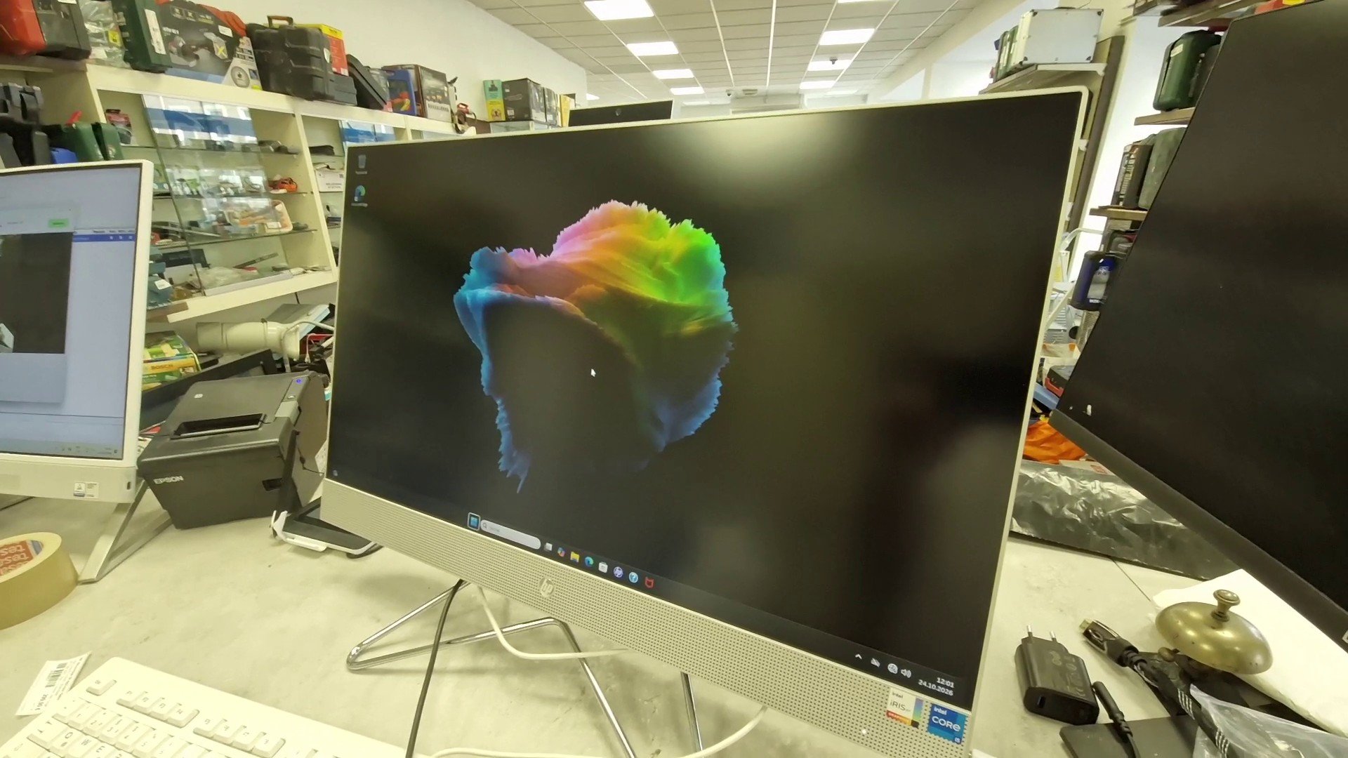 HP All-in-One 27-dp1xxx, Intel Core i5-1135G7, 8GB RAM, 512GB SSD, Win 11 Home, Netzteil | Zustand: Sehr Gut – Bild 5