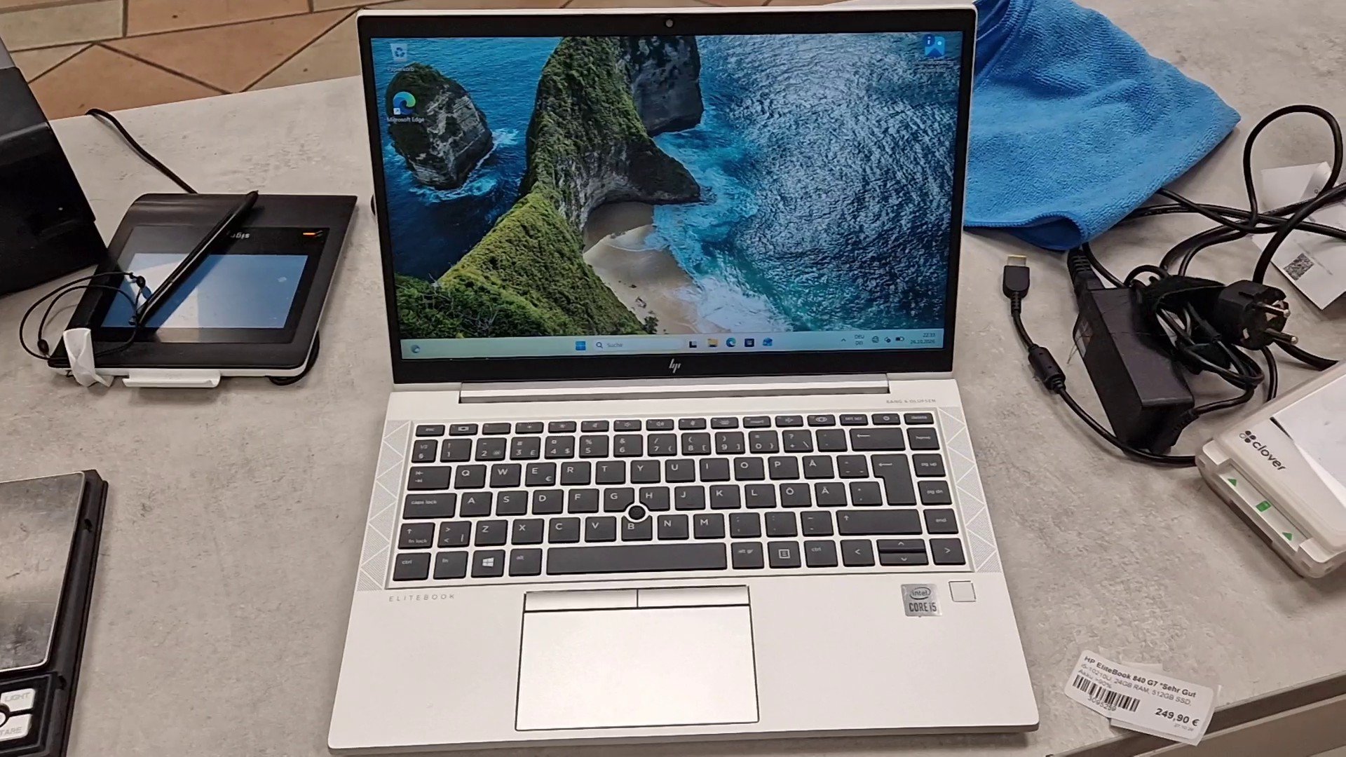 HP EliteBook 840 G7, i5-10210U, 24GB RAM, 512GB SSD, Akku >90% | Zustand: Sehr Gut – Bild 2