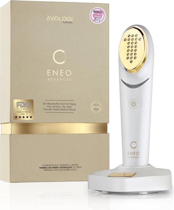Avologi Eneo Advanced Weiß, Medizinisches Anti-Aging-Hauttherapiegerät mit Verpackung und Ladegerät | Zustand: Sehr Gut
