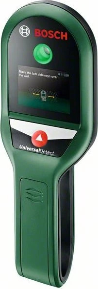 Bosch UniversalDetect Grün, Digitales Ortungsgerät für Metall, stromführende Leitungen und Trockenbau-Unterkonstruktionen mit Farbdisplay und automatischer Kalibrierung | Zustand: Sehr Gut