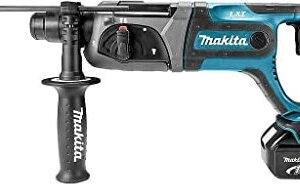 Makita DHR241RTJ 18V Blau, Akku-Bohrhammer mit SDS-plus, inkl. 2x 5,0Ah Akku, Ladegerät und Makpac Koffer | Zustand: Sehr Gut