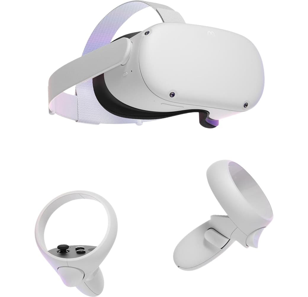 Meta Quest 2 128GB weiss, 128GB Speicher, VR-Headset, Nur Headset & Controller, Gut, ohne verpackung | Zustand: Gut | Farbe: weiss