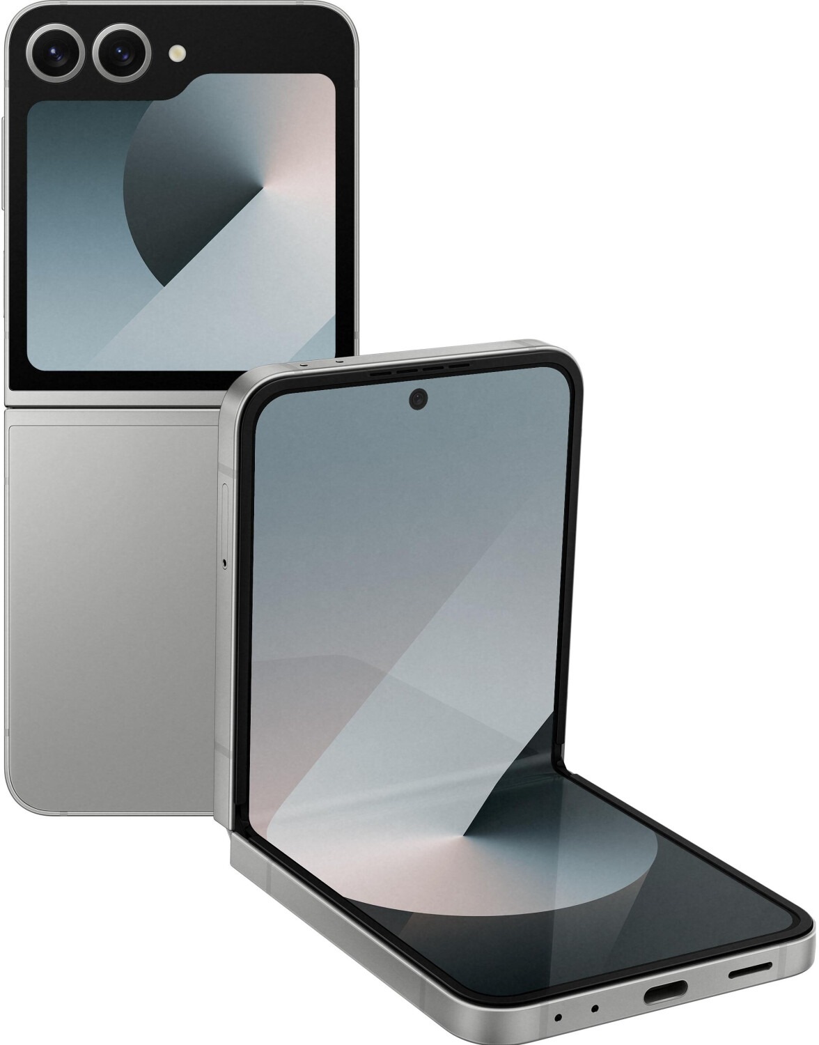 Samsung Galaxy Z Flip6 256GB, OVP, Zyklen 134, Akku 100%, leichte gebrauchsspuren, Erste verwendung | SimLock: Frei | Zustand: Sehr Gut | Farbe: Silver Shadow | Akku: 100%