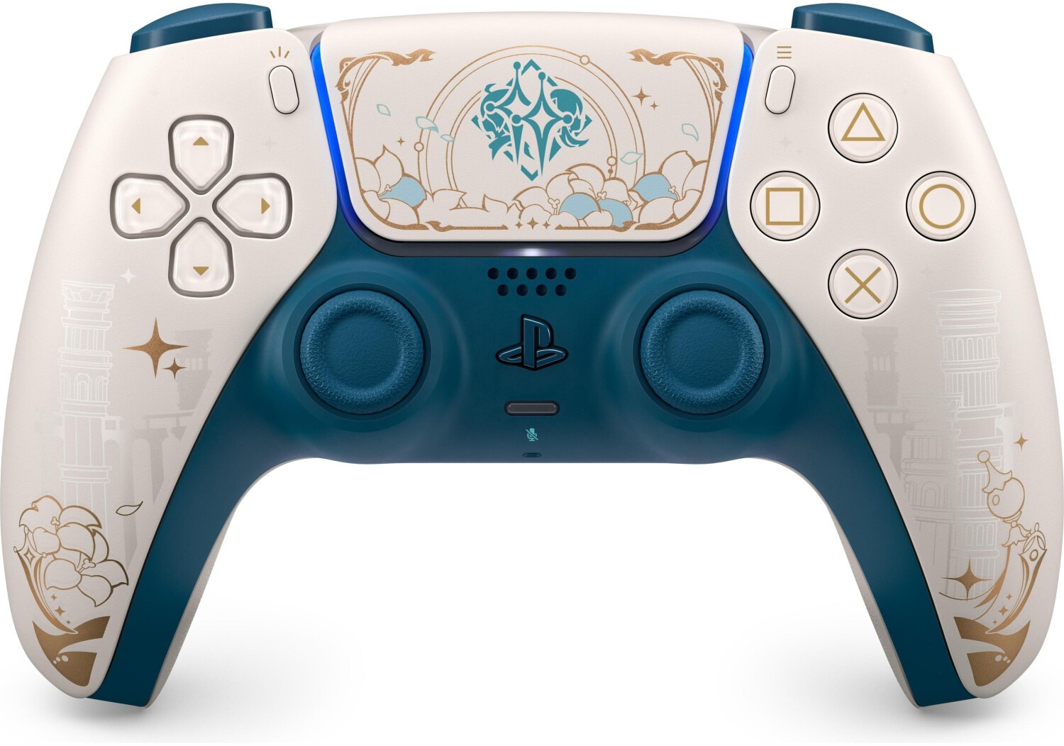 Sony DualSense PS5 Controller Genshin Impact, Kabelloser Controller, Sonderedition CFI-2CT2W, Ohne Zubehör | Zustand: Sehr Gut