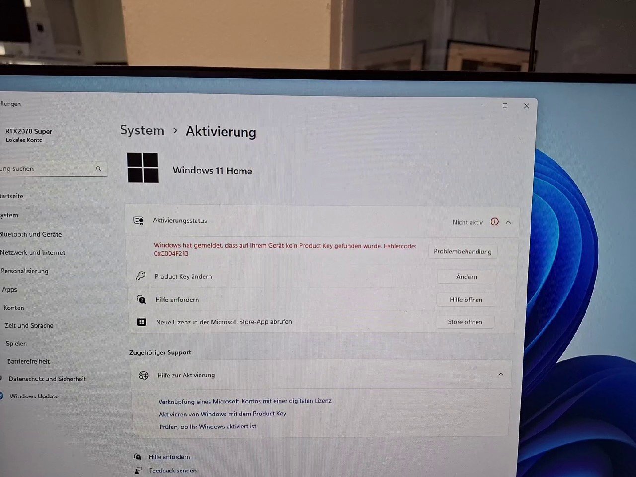 Gaming PC RTX 2070 Super, Windows 11 nicht Activ, AMD Ryzen 5 5500, Gigabyte RTX 2070 Super 8GB, 16GB RAM, 128GB SSD SATA, 1TB | Zustand: Sehr Gut – Bild 5