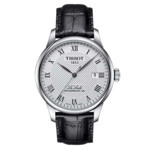 Tissot Le Locle Powermatic 80 T006.407.16.033.00, Automatik, Silber/Römisch, Gehäuse 39mm, Lederarmband Braun, mit Faltschließe, | Zustand: Gut | Farbe: silber