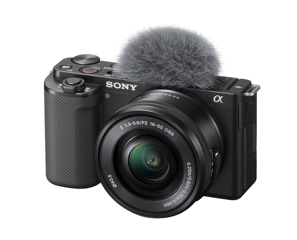 Sony Alpha ZV-E10 + 16-50mm II Schwarz, APS-C Systemkamera, 24 MP, 4K Video, PZ 16-50mm OSS II Objektiv, ohne | Zustand: Sehr Gut