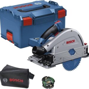 Bosch Professional GKT 18V-52 GC Akku-Tauchsäge, 18V, BITURBO Brushless, 1620 Watt äquivalent, L-BOXX, mit 1 Akku 2 A und Lg, | Zustand: Wie Neu