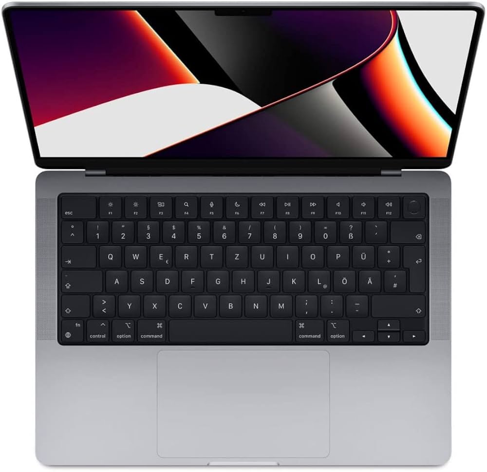 Apple MacBook Pro 14 (2021) Spacegrau , M1 Pro, 16 GB RAM,512GB SSD | Zyklen :343 inkl. Ladegerät | Zustand: Gut