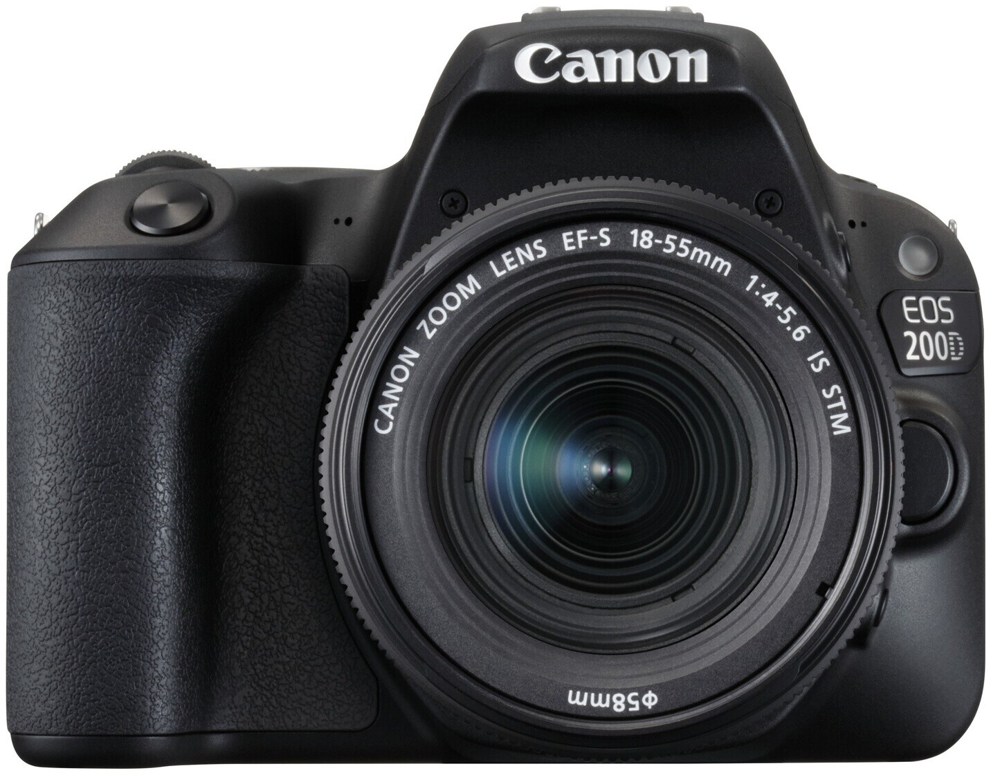 Canon EOS 200D 2017 Schwarz, Digitale Spiegelreflexkamera, 24,2 Megapixel, dreh- und schwenkbarer Touchscreen, ohne Ladegerät | Zustand: Gut
