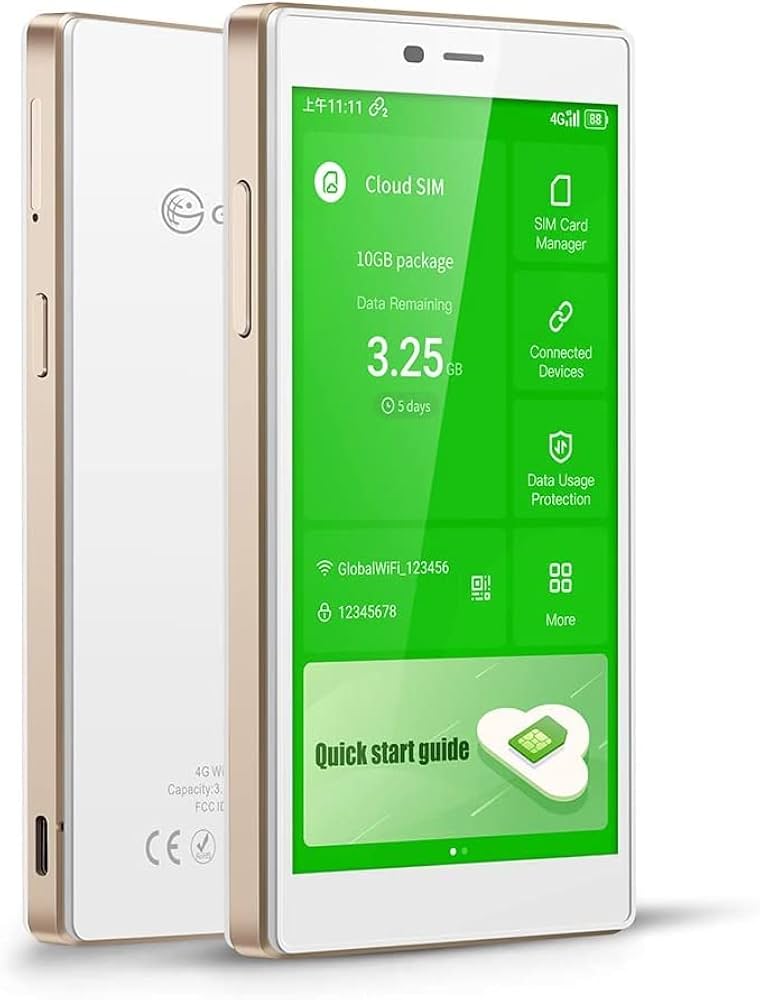 GlocalMe G4 Pro, Mobiler 4G LTE WLAN Router, OVP, keine SIM-Karte nötig | Zustand: Sehr Gut