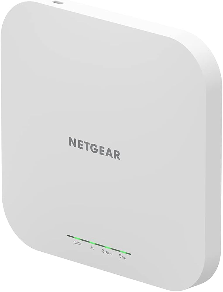 Netgear WAX610 AX1800, WiFi 6 Dual-Band Access Point mit 2,5G-Ethernet-Port, PoE und Cloud-Management via Netgear Insight. | Zustand: Neu
