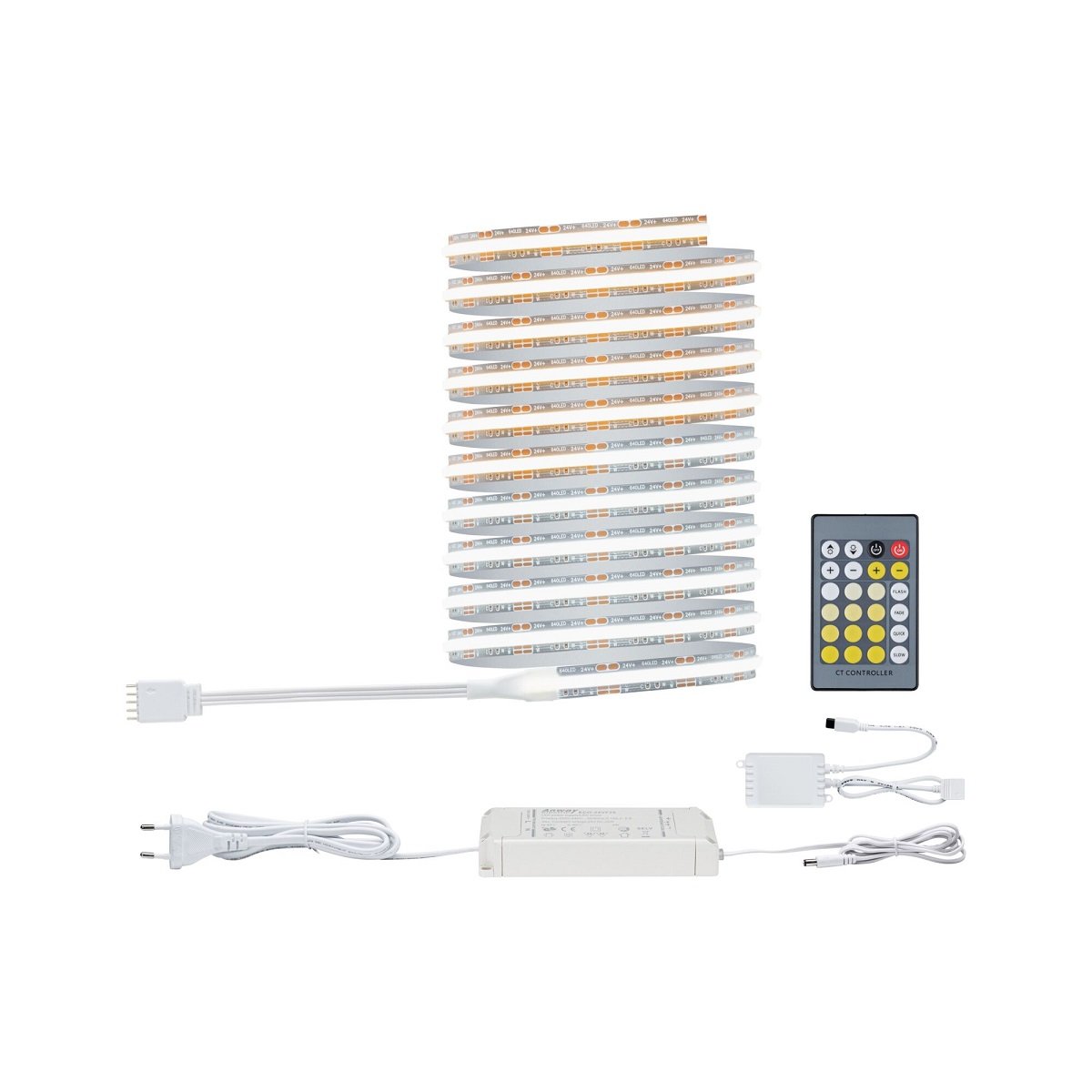 Paulmann MaxLED 500 71111 COB Tunable White, LED-Streifen-Basisset, 3m, steuerbares Weißlicht, inkl. Netzteil und Controller, in Originalverpackung | Zustand: Neu