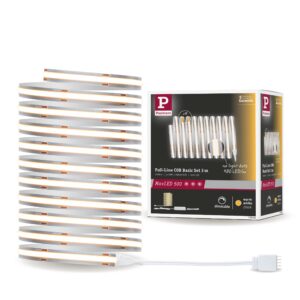 Paulmann MaxLED 500 COB, LED-Streifen-Basisset 3 m, Tunable ite, 2700-6500K, inkl. Netzteil und Fernbedienung, OVP | Zustand: Neu