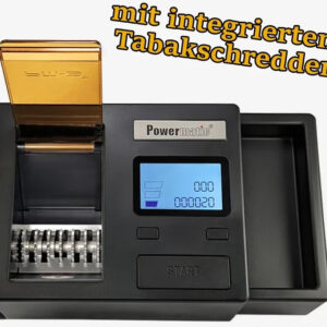 Powermatic 3+, Automatische elektrische Zigarettenstopfmaschine, OVP | Zustand: Sehr Gut